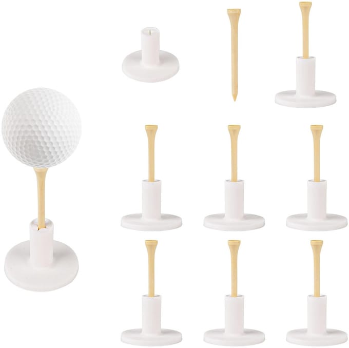 Allecto - Golf Tee Houder - Rubberen Golf Tees - Ideaal voor Driving