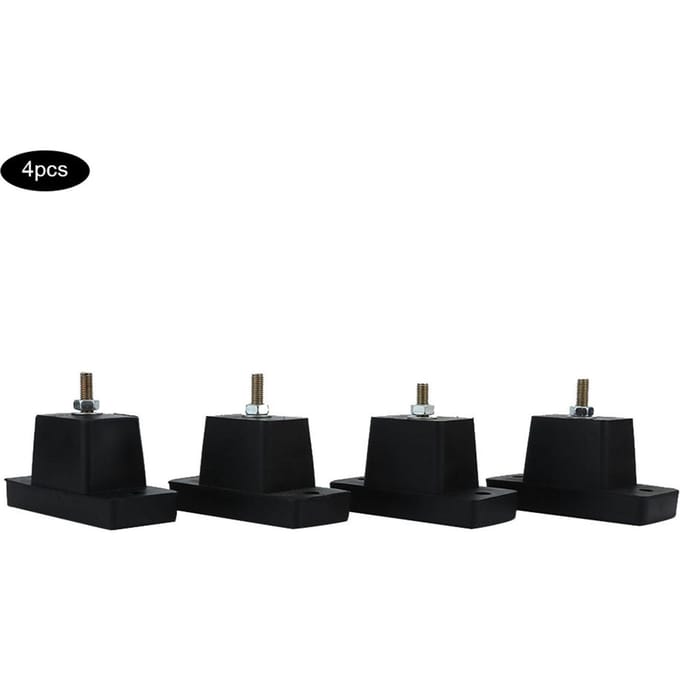 Schokdempende basis Schokbestendige voetkussen voor buiten airconditioning beugel black