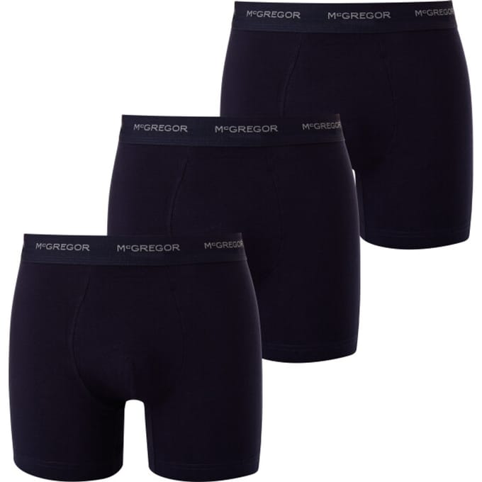 McGregor - Heren Onderbroeken 3-Pack Boxers - Blauw - Maat M