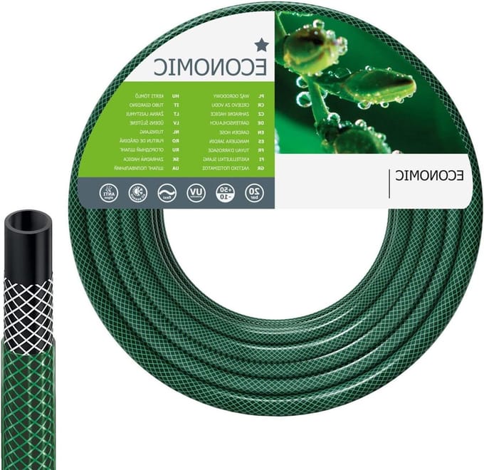 Tuinslang Waterslang - Flexibele Slang - Water Geven - 3-laags Kruisweefsel - 20 Meter - Groen