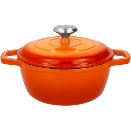 SILVERCREST Gietijzeren pan, Ø21 cm (Oranje)