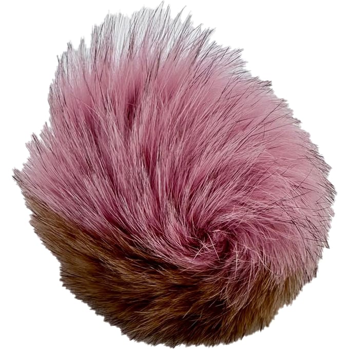 Fendi Pom Pom tashanger van veelkleurig vossenbont