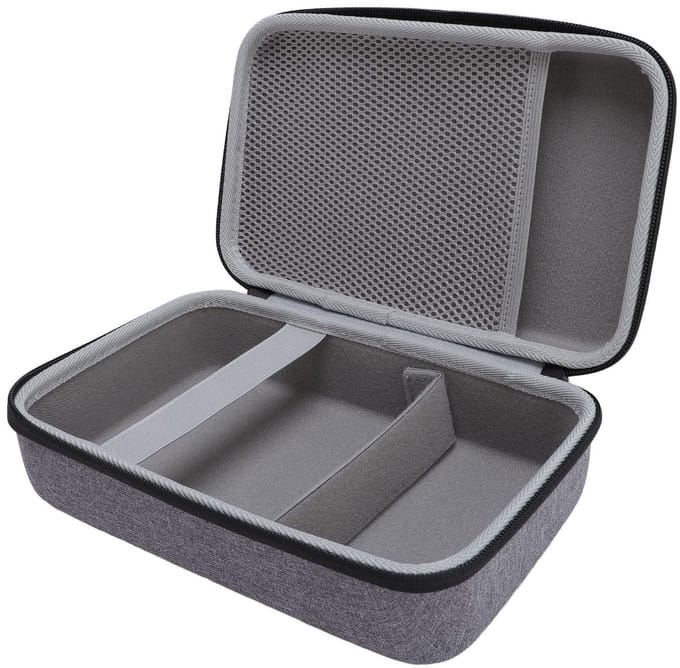 Dailygoods- Hard Case Duurzaam - Travel Hardcase - Mini Desktop Computer - EVA/Nylon - Voldoende Opslagruimte - Stijlvol Ontwerp - Laptopcase