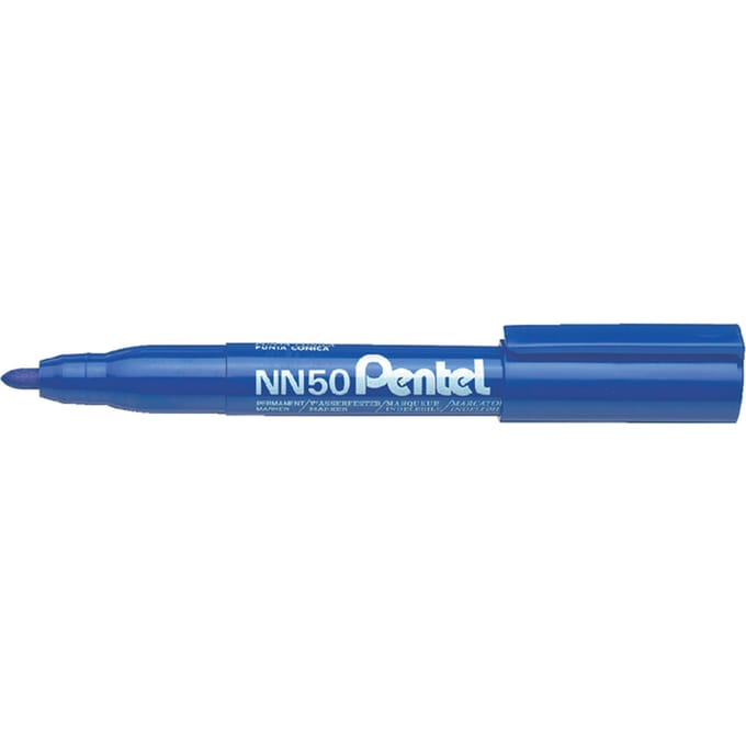 Viltstift Pentel NN50 rond 1.3-3mm blauw