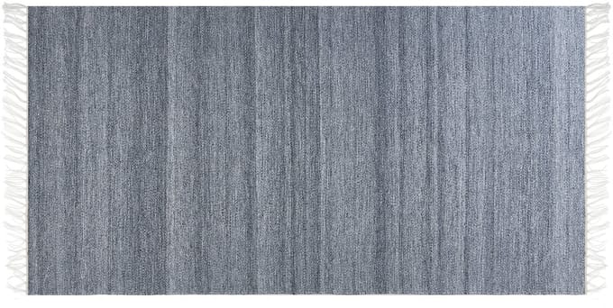 MALHIA - Vloerkleed - Grijs - 80 x 150 cm - Synthetisch materiaal