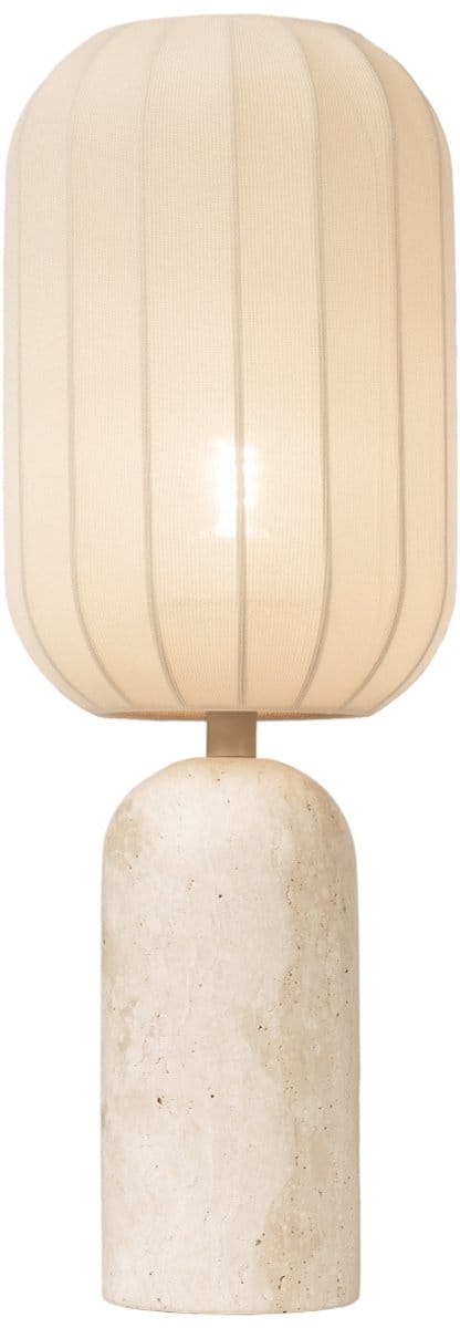 Lumidora Tafellamp 75608 - TACK TL - E27 - Beige - Zand - Textiel