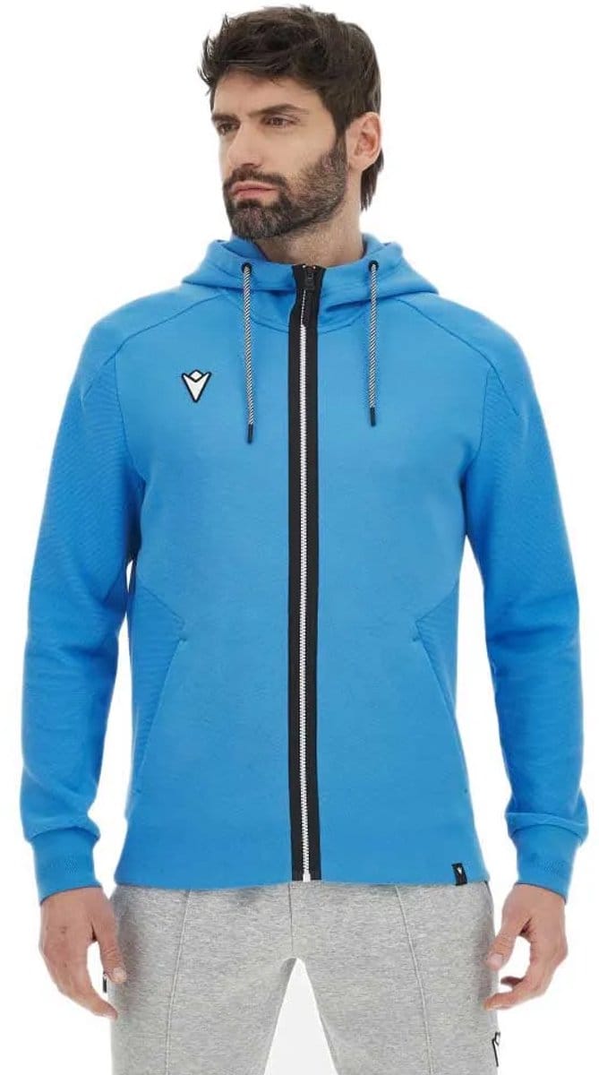 Macron Rhodos Sweatshirt Met Rits Blauw M Man