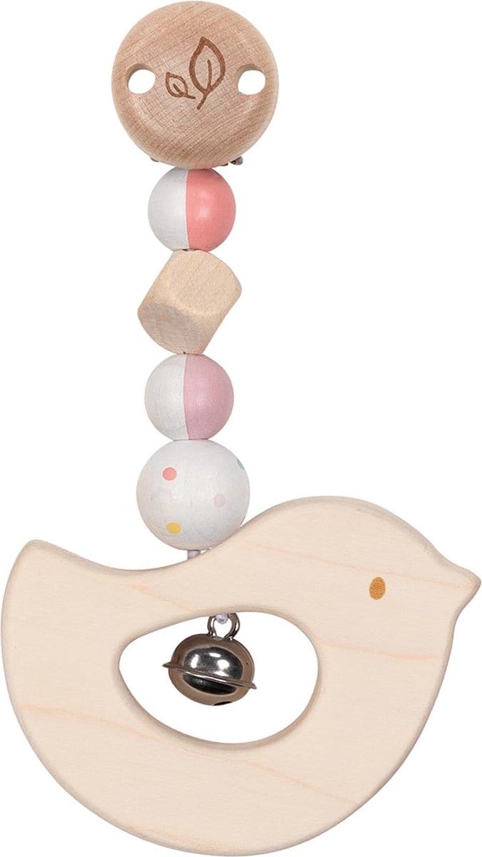 GOKI Babyclipje - Vogel - H15Cm - Hout