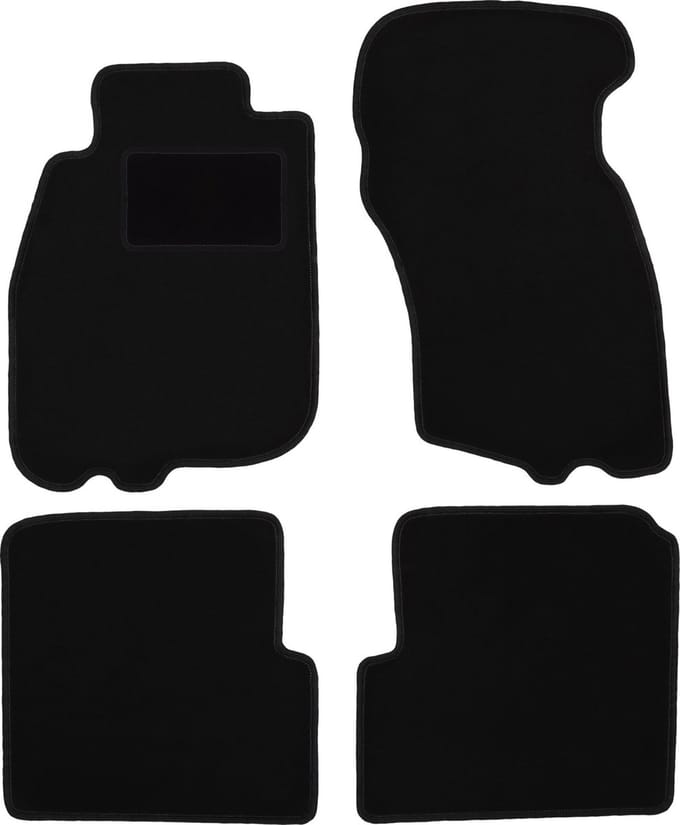 Zwarte veloursmatten voor: Volvo S40 I sedan (1995-2004)