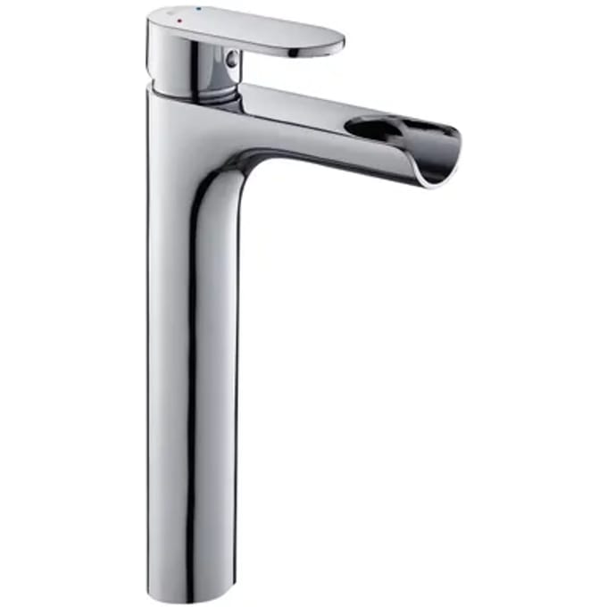 Essebagno Wastafelmengkraan Jungle - Hoge Uitloop - Chroom - 30cm