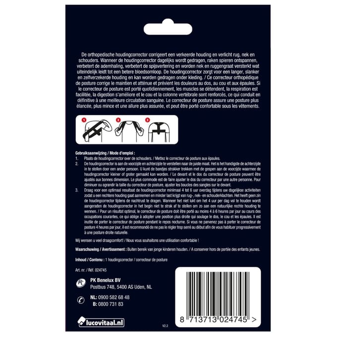 Lucovitaal Orthopedische houdingcorrector (1st)