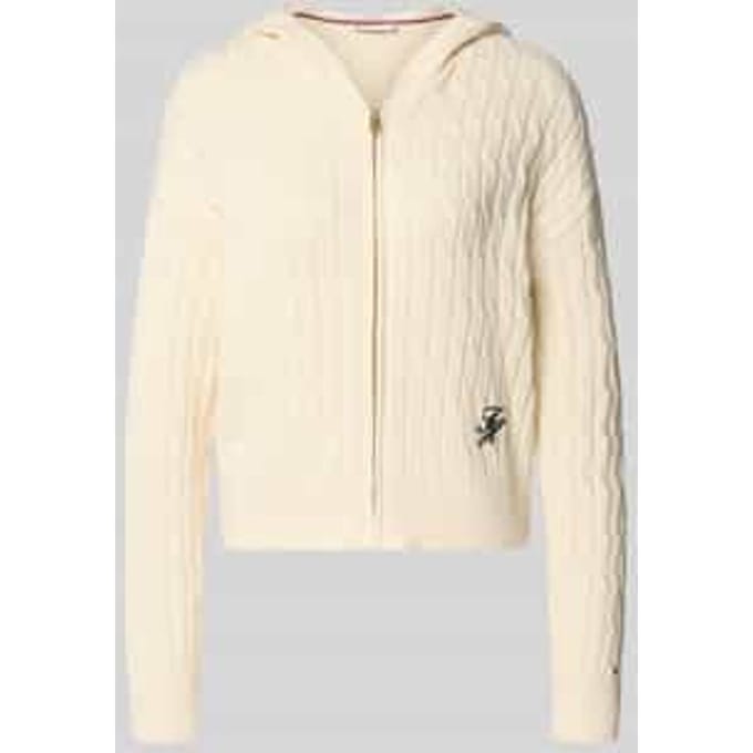 Comfort fit gebreid jack van puur katoen, model 'CALICO'