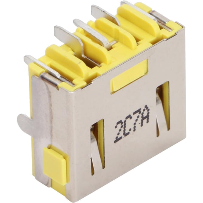 Voedingsinterfacekop AC DC-voedingsaansluiting Voedingsconnector Oplaadpoort Geschikt voor Lenovo IdeaPad yellow