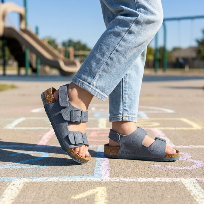 Birkenstock Birkenstock Milano basalt blauw Birko-Flor