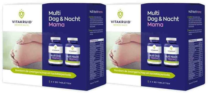 Vitakruid - Multi Dag & Nacht Mama - 2 x 180 tabletten - Voordeelverpakking
