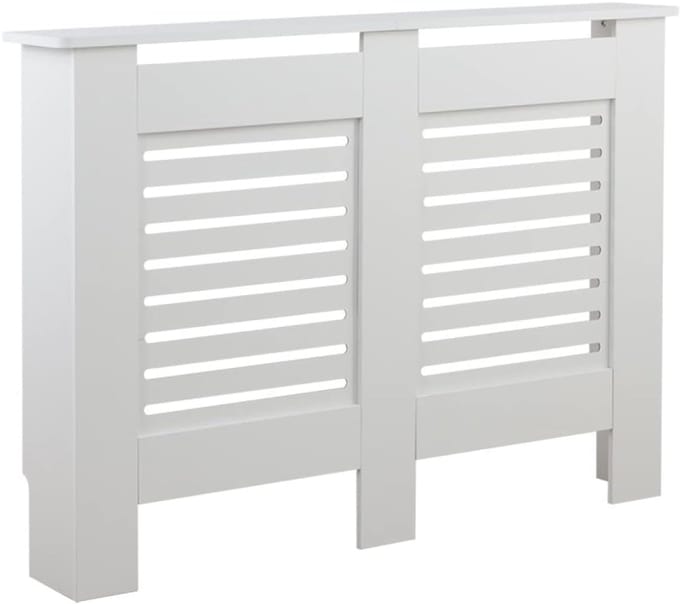 Radiatorbekleding - Radiatorombouw kant en klaar - Omkasting - Wit