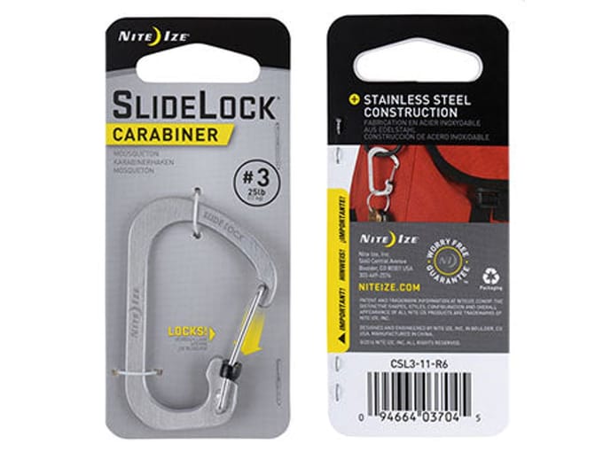 Nite Ize Karabiner - #3 - 5,9cm/11kg - RVS