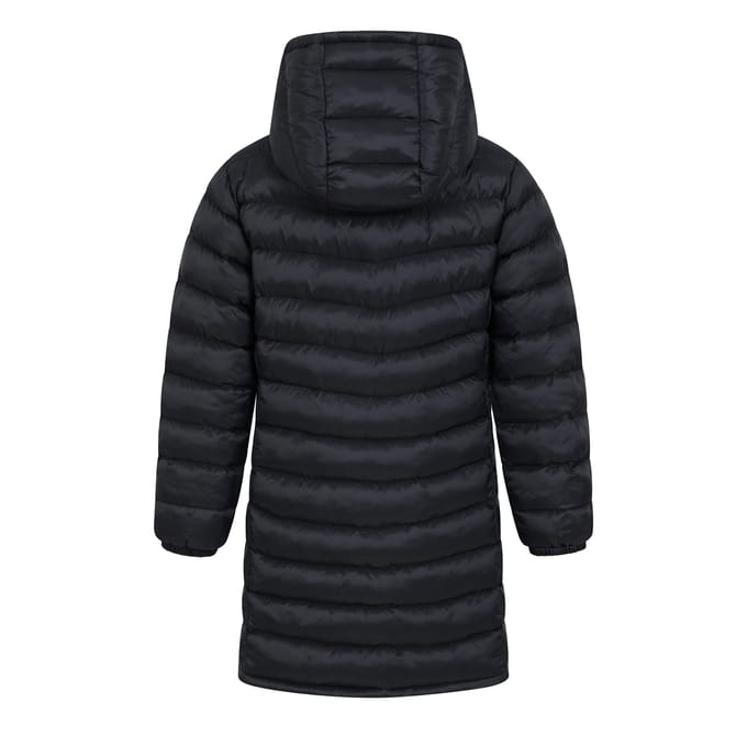Mountain Warehouse Kinder/Kinder Florence Longline gewatteerd jack (Zwart)