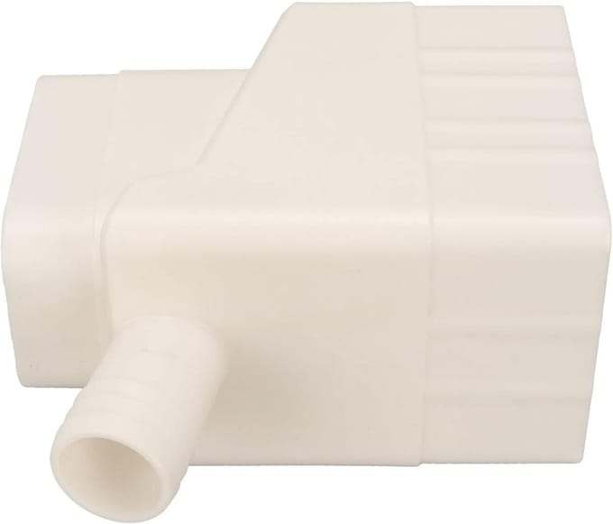 Regenwater Opvang - Regenpijp Omleider - Gazon Irrigatie - ABS Constructie - 40 Inch Slang - Wit