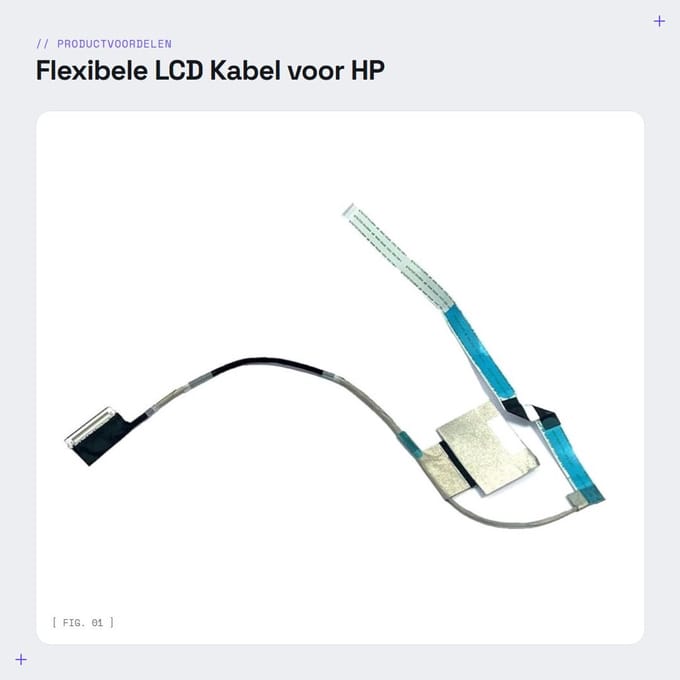 Flexibele LCD Kabel voor HP ZBOOK Power G8