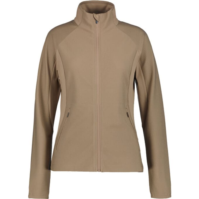LUHTA - alku - Fleece sweater met rits dames - Bruin