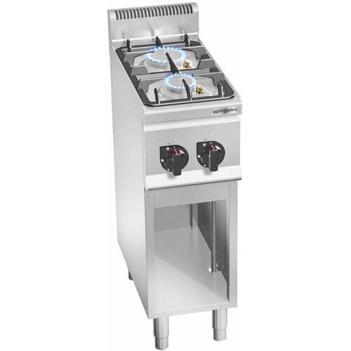 GGM Gastro Gasherd - 9,5 kW - 2 Brenner Zilver