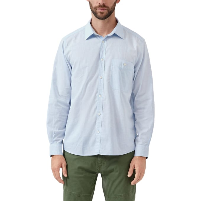 s.Oliver  Shirts Light Blue Taglia: XXL | Camicie Casual Outlet | Uomo | Blu