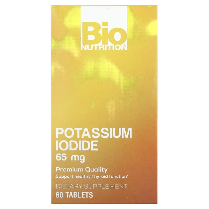 Bio Nutrition, Kaliumjodide, 65 mg, 60 Tabletten