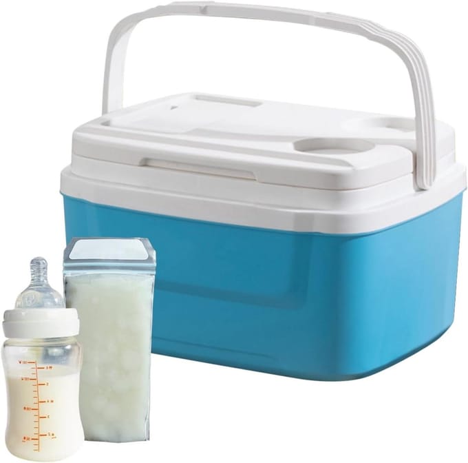Isolatiebox Koelbox - Draagbare Koeler - Eten Koel Houden - Waterdichte Constructie - 8 Liter - Blauw