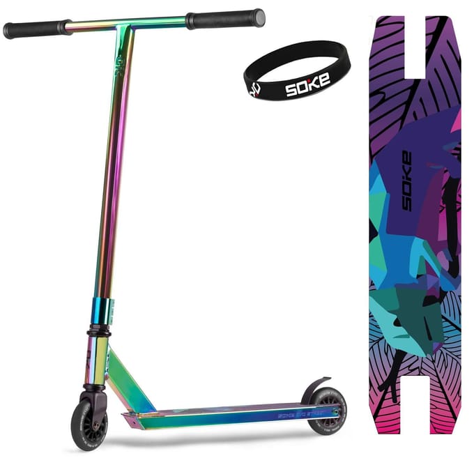 SOKE EVO straat neochrome stuntstep