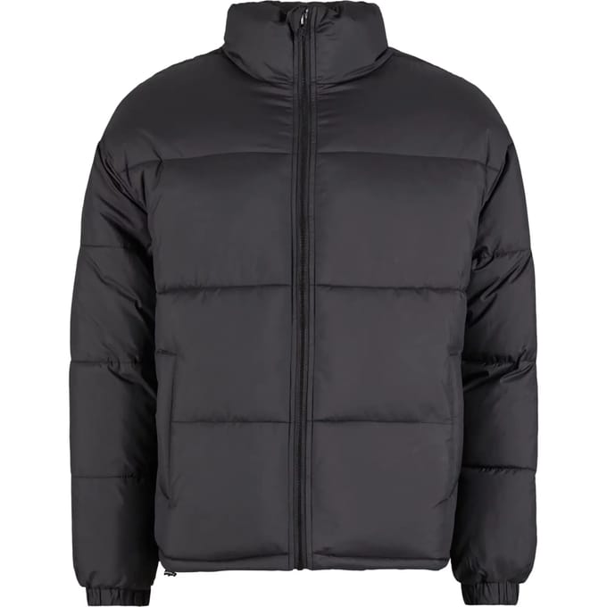 Urban Classics - Basic Gewatteerd jack - M - Zwart