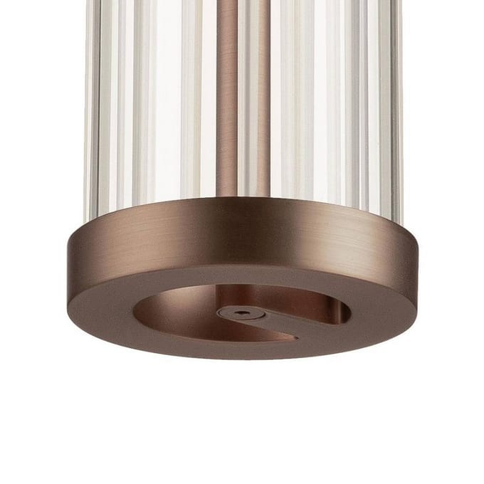 SLV LED hanglamp Quimera, koperkleurig, Ø 8 cm, CCT
