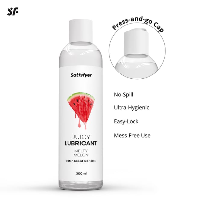 Satisfyer glijmiddel 300 ml | Glijmiddel op waterbasis | Glijmiddel met smaak