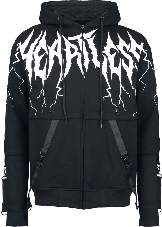Heartless Heartless Heren Vest met capuchon - zwart - M