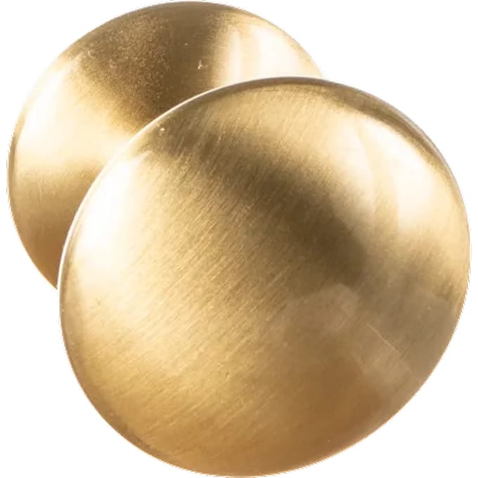 Bertomani Meubelknop 824 - Aluminium Mat Vermessingd - 25mm - Set Van 2