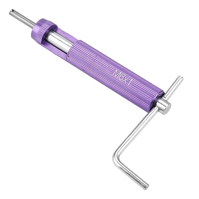 M6*1.0 Auto Motorblok Herstellen Beschadigde Draad Reparatie Inzetstuk Gereedschapsset gray