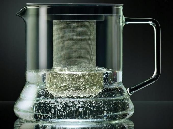 Simax Look 1.8L Glazen Kan met Metalen Infuser