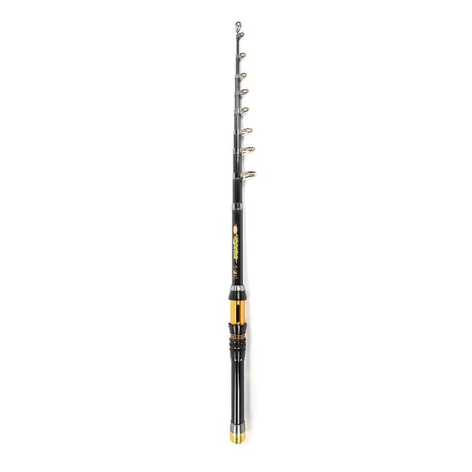 Mini Draagbare Zeevis Carbon Hengel Hengel Telescopisch Keramische Draadring 3.0m gray