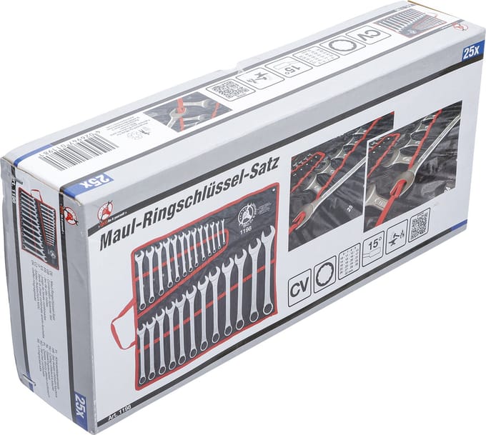 Steek- ringsleutel set 6 - 32 mm 25-delig