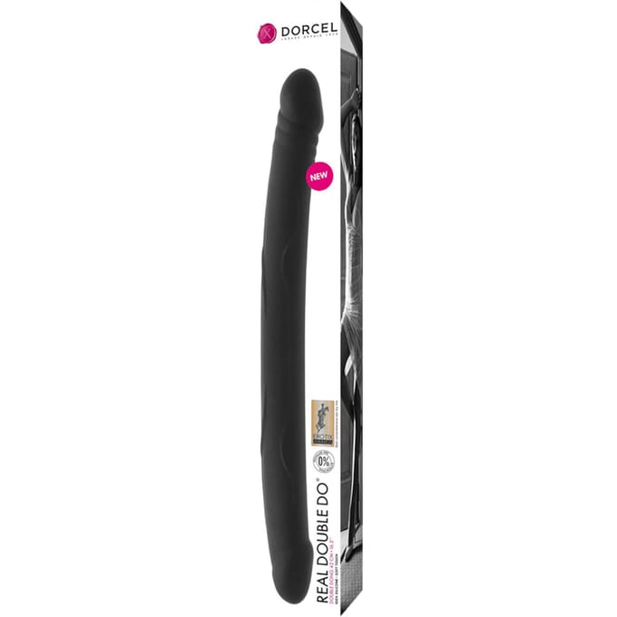 Dorcel - Real Double Do - Dubbele Dildo - Zwart
