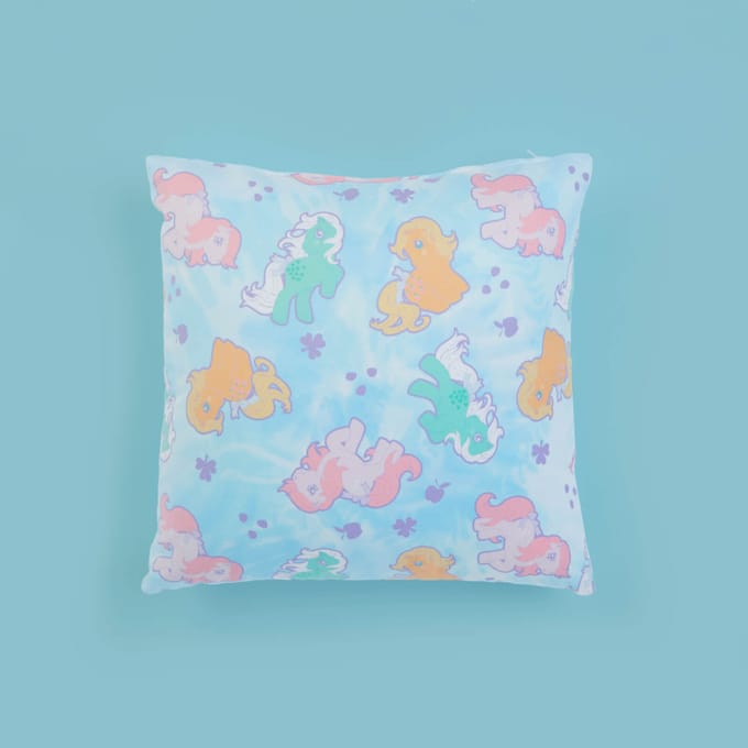 My Little Pony Retro Rainbow Square Cushion - 40x40cm - Soft Touch