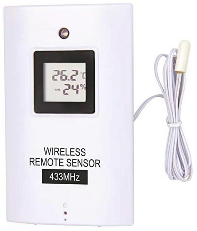 Draadloze buitensensor voor weerstations en thermometers