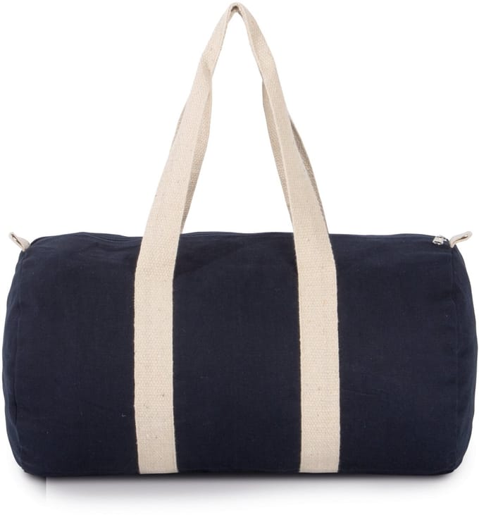 Kimood Reistas van katoencanvas KI0632 - Navy / Off White - One size