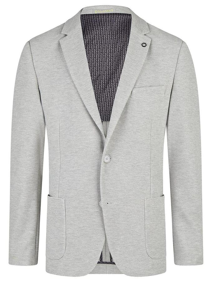 Jersey colbert Van CALAMAR grijs