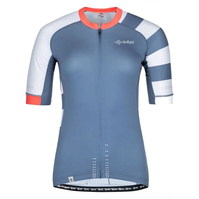 Kilpi Wild Korte Mouwen Fietsshirt Blauw 34 Vrouw