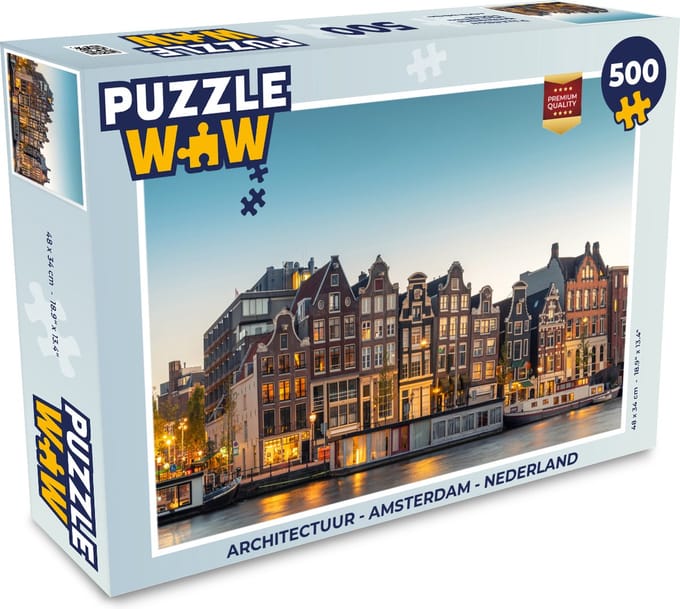 Puzzel Architectuur - Amsterdam - Nederland - Legpuzzel - Puzzel 500 stukjes