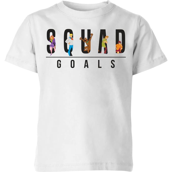 Scooby Doo Squad Goals Kids' T-Shirt - White - 122/128 (7-8 jaar)