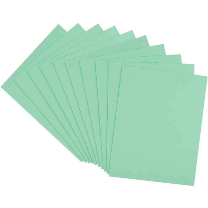 VBS Foam rubber, 2 mm, 10 stuks - Lichtgroen