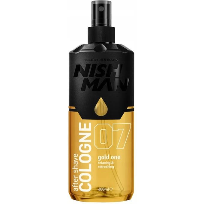 Nishman Lemon Aftershave Cologne 400 ml - Verfrissende Barber Cologne - voor Mannen