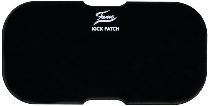 Fame FKPDB-1 Bass Drum Patch Double Black - Accessoire voor drumvellen